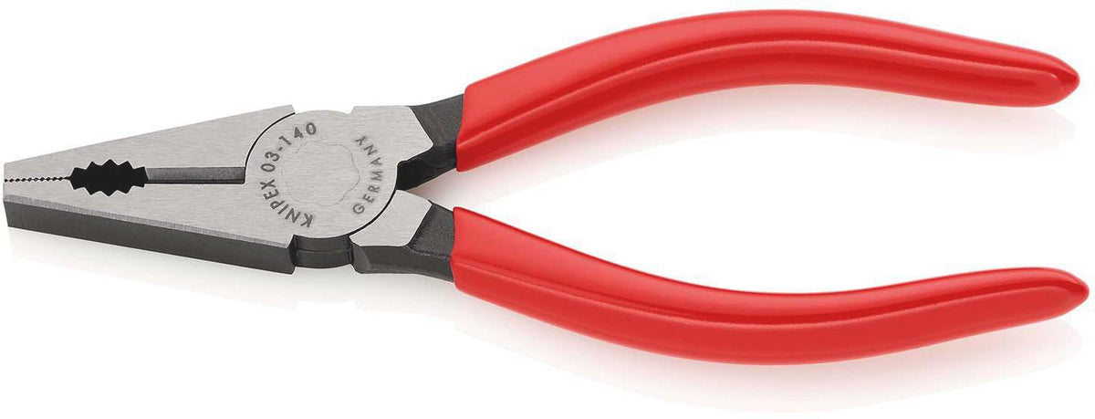 KNIPEX Kombizange 140 mm poliert mit Kunststoffüberzug – präzise Schneiden für Flach- und Rundmaterial