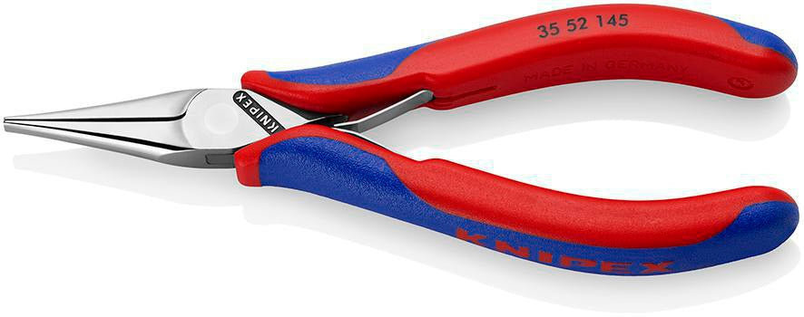 KNIPEX Elektronik-Greifzange 115 mm mit flachbreiten Backen und Kunststoffüberzug