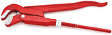 KNIPEX Rohrzange DIN 5234 S-Maul 245 mm Spannweite 0-35 mm für Rohre 1/2 Zoll