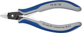 KNIPEX Präzisions-Elektronik-Seitenschneider 120 mm Form 2, poliert, ohne Facette