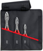 KNIPEX Greifzangenset TwinGrip® 3-teilig atramentiert in Rolltasche
