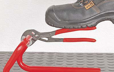 KNIPEX Cobra® Wasserpumpenzange 300 mm Quick Set – selbstklemmend, 30 Einstellpositionen, Spannweite 60 mm