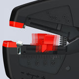 KNIPEX Automatikabisolierzange EvoStrip 200 mm für 0,03-10 mm² – selbsteinstellend, mit Drahtschneider