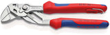 KNIPEX Zangenschlüssel 180 mm mit Spannweite 40 mm, verchromt, Mehrkomponenten-Hülle und Befestigungsöse