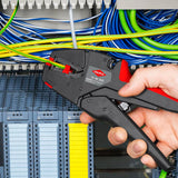KNIPEX Automatikabisolierzange EvoStrip 200 mm für 0,03-10 mm² – selbsteinstellend, mit Drahtschneider