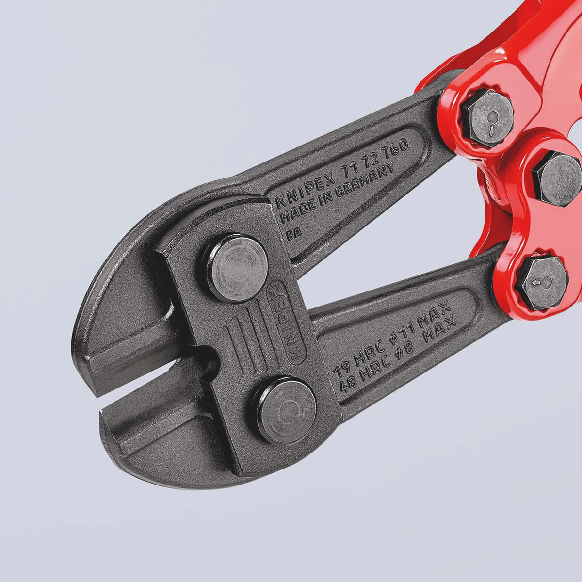 KNIPEX Bolzenschneider 460 mm mit Mehrkomponenten-Hüllen – für harten Draht bis 5 mm