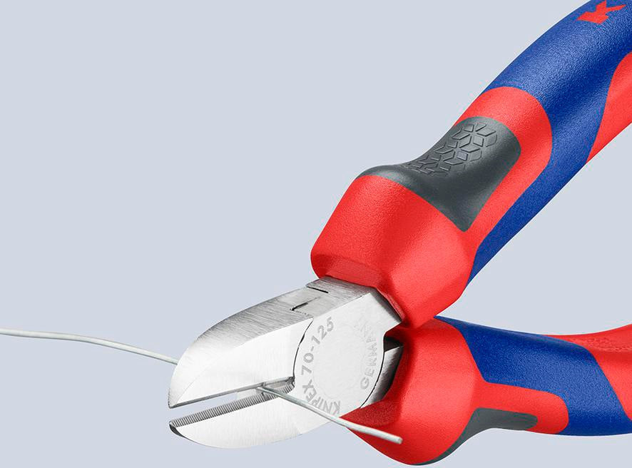KNIPEX Seitenschneider 160 mm Comfort-Griff, verchromter Kopf, Vanadin-Elektrostahl