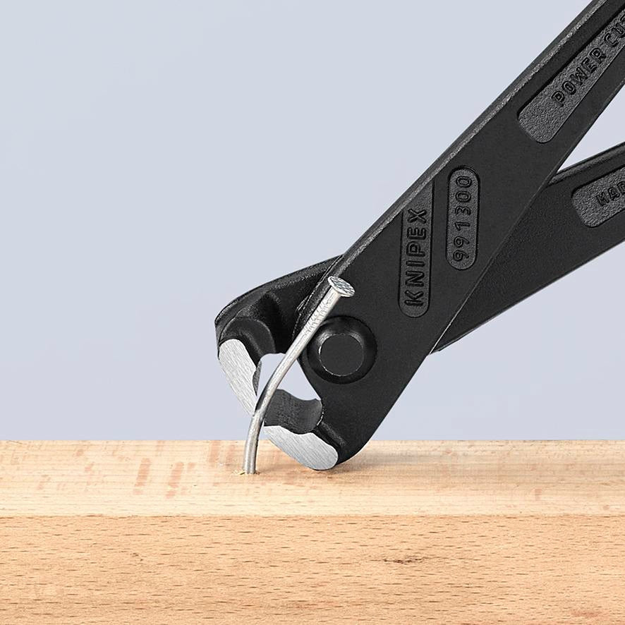 KNIPEX Kraftmonierzange 300 mm – 25 % Kraftersparnis, polierter Kopf, Kunststoffüberzug
