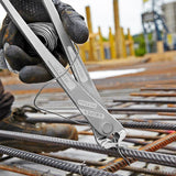 Kraftmonierzange 300 mm von KNIPEX – 25 % Kraftersparnis, glanzverzinkt