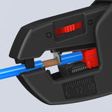 KNIPEX Automatikabisolierzange ComStrip 180 mm für 0,2-6 mm² – ohne Einstellung