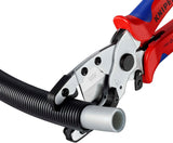 KNIPEX Rohrschneider für Verbund- und Schutzrohre Ø 12-25 / 18-35 mm, 210 mm, Chrom-Vanadin-Elektrostahl