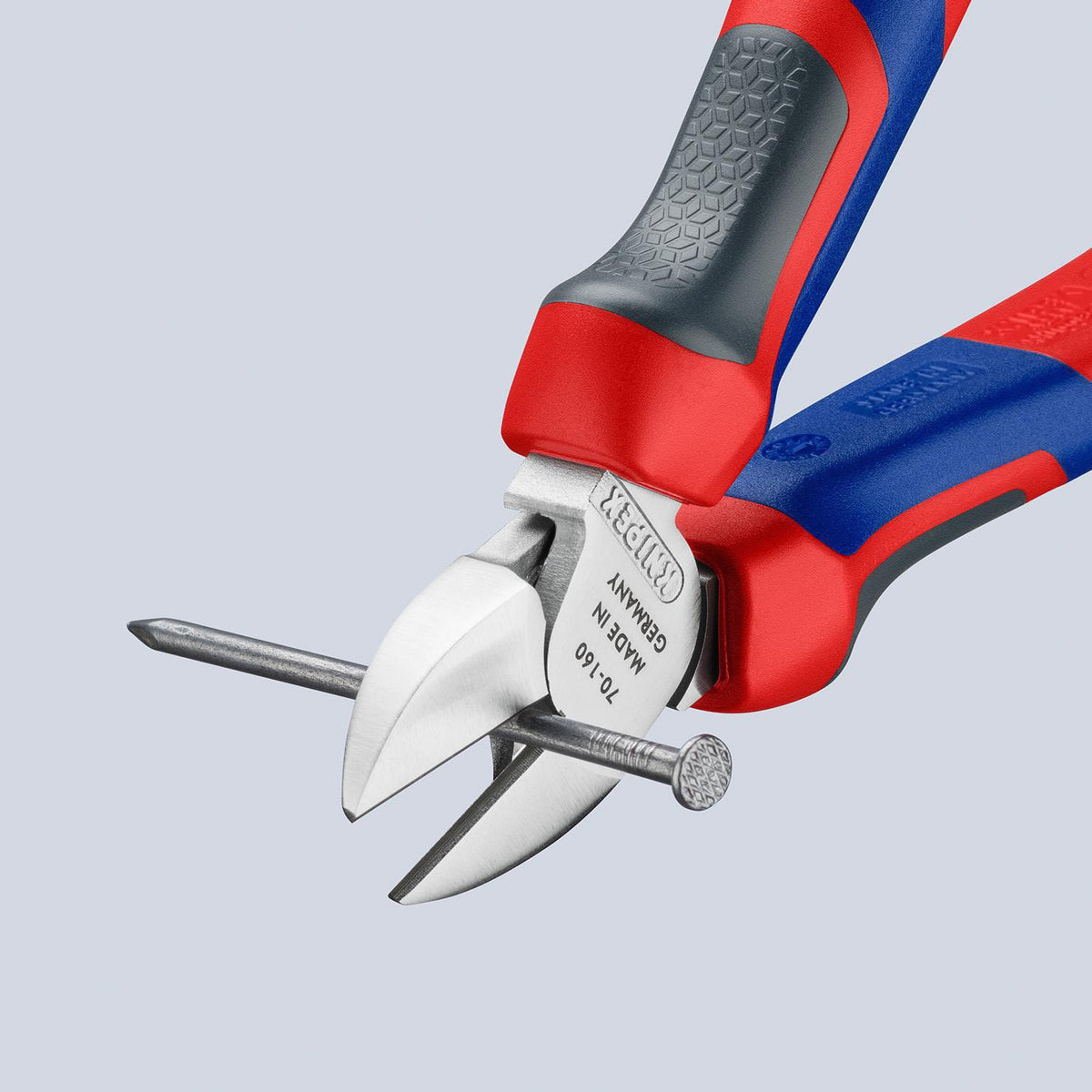 KNIPEX Seitenschneider 160 mm Comfort-Griff, verchromter Kopf, Vanadin-Elektrostahl