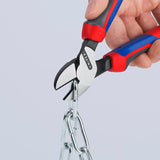 KNIPEX Kraftseitenschneider 140 mm, poliert, Form 0, Mehrkomponenten-Hüllen – 20 % Kraftersparnis