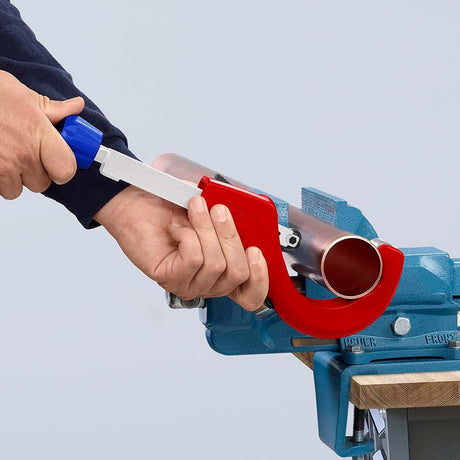KNIPEX Rohrabschneider TubiX® 6-35 mm – QuickLock-Einhandschnellfixierung für Kupfer, Messing, Edelstahl