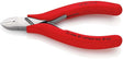 KNIPEX Elektronik-Seitenschneider 115 mm, spiegelpoliert, mit Facette und Öffnungsfeder