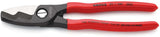 KNIPEX Kabelschere 200 mm Comfort-Griff – Doppelschneide für Kupfer- und Alukabel bis 20 mm Ø