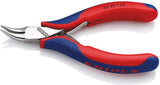 KNIPEX Elektronik-Greifzange 115 mm mit flachbreiten Backen und Kunststoffüberzug
