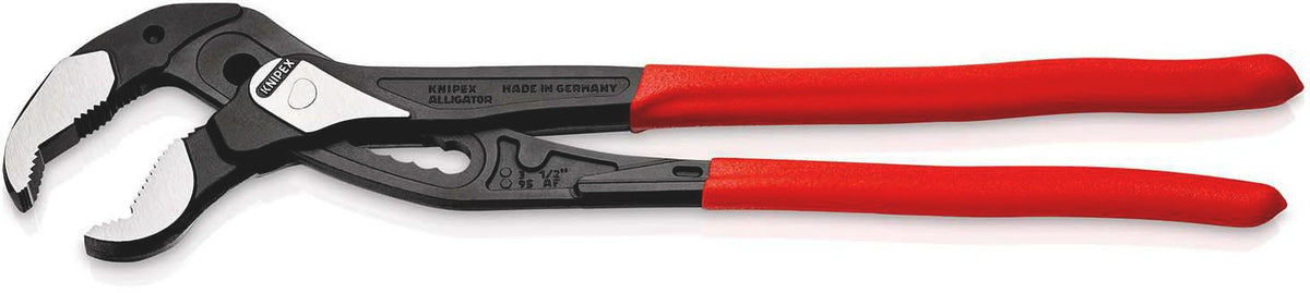 KNIPEX Wasserpumpenzange Alligator 180 mm mit Comfort-Griff und 9-fach Rastenverstellung