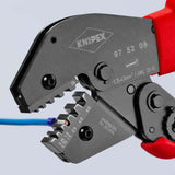 KNIPEX Crimpzange 250 mm für isolierte und unisolierte Aderendhülsen 0,25–6 mm²