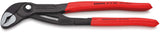 KNIPEX Cobra® Wasserpumpenzange 300 mm Quick Set – selbstklemmend, 30 Einstellpositionen, Spannweite 60 mm