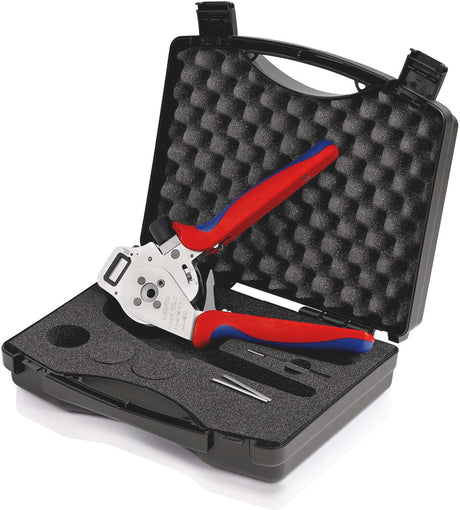 KNIPEX Vierdornpresszange 240 mm – Digitale Crimpzange für 0,14–6 mm² (AWG 26–10)