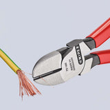 KNIPEX Seitenschneider 110 mm, polierter Kopf, Kunststoffüberzug – präziser Schnitt für feine Drähte
