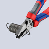 KNIPEX Kraftkombizange 180 mm mit Comfort-Griff – 35 % Kraftersparnis, poliert