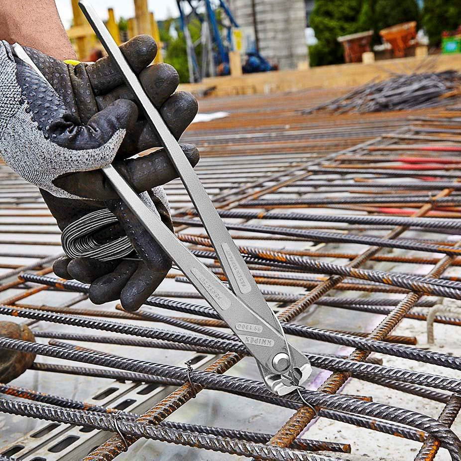 Kraftmonierzange 300 mm von KNIPEX – 25 % Kraftersparnis, glanzverzinkt