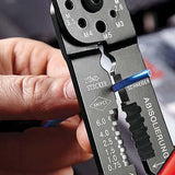 KNIPEX Crimpzange 240 mm für isolierte und unisolierte Kabelschuhe