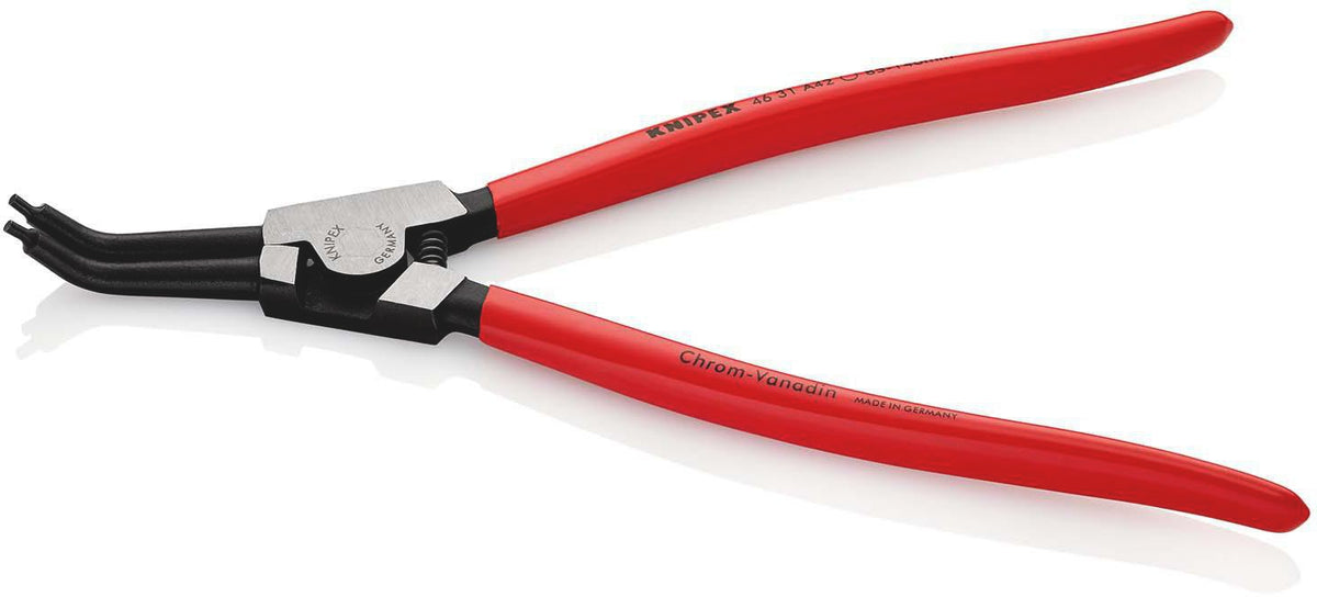 KNIPEX Sicherungsringzange A 02 für Wellen Ø 3-10 mm – 45° gewinkelte Spitzen, DIN 5254 B