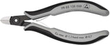 KNIPEX Präzisions-Elektronik-Seitenschneider 125 mm – ESD, induktiv gehärtete Schneiden, feinste Facette