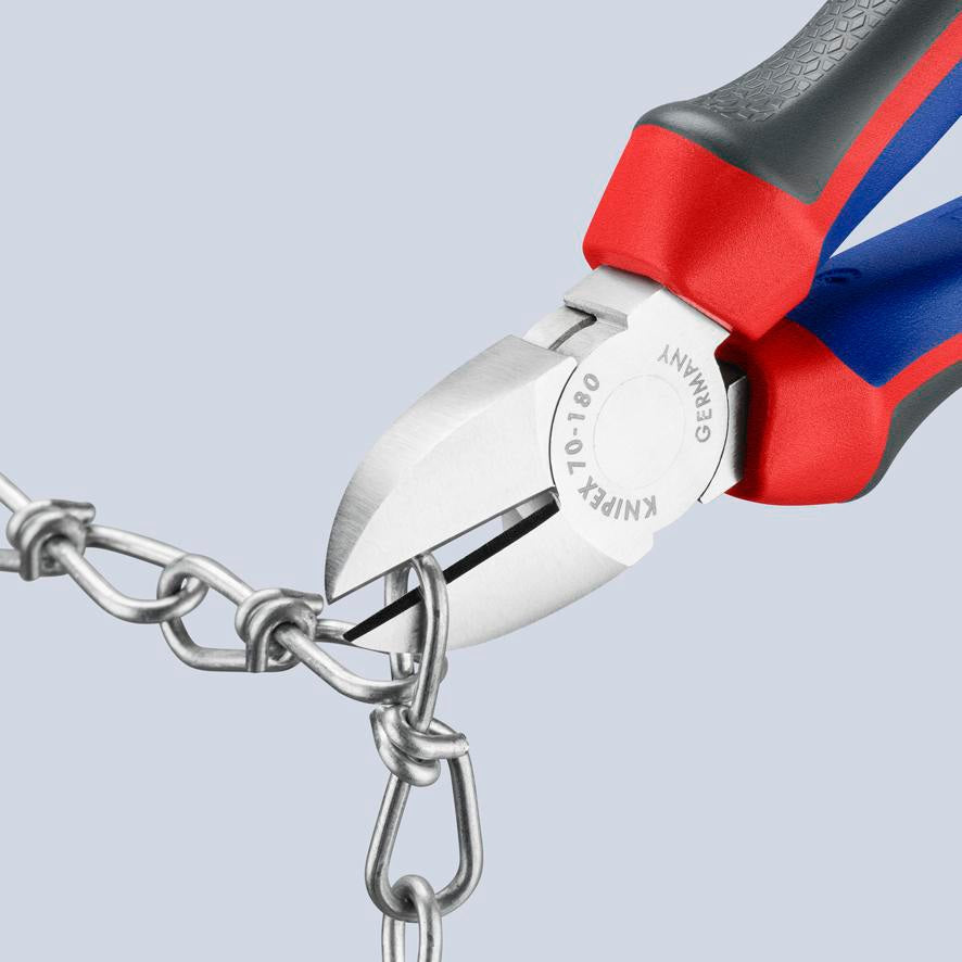 KNIPEX Seitenschneider 160 mm Comfort-Griff, verchromter Kopf, Vanadin-Elektrostahl