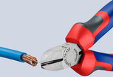 KNIPEX Seitenschneider 140 mm, polierter Kopf, Mehrkomponenten-Griffe, max. 1,8 mm