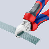 KNIPEX Seitenschneider 160 mm Comfort-Griff, verchromter Kopf, Vanadin-Elektrostahl