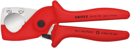 KNIPEX Rohrschneider für Kunststoffrohre und Schläuche bis 25 mm – 185 mm