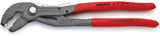 KNIPEX Federbandschellenzange 250 mm – Universelle Greifeinsätze, 25 Einstellungen, max. 70 mm