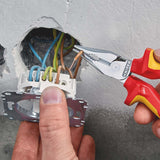KNIPEX Spitzkombizange 145 mm VDE-isoliert, Mehrkomponentenhüllen, verchromt