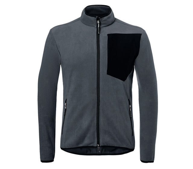 KÜBLER Fleecejacke WEATHER 1254 Gr. L anthrazit/schwarz – Wärmendes Fleece mit Anti-Pilling-Finish