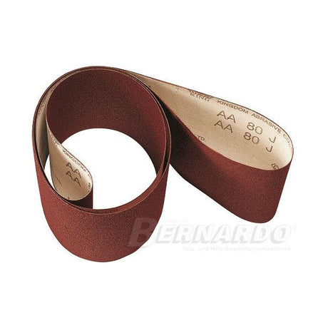 BERNARDO Schleifbänder für Holz – Modell Papierschleifband 2600 x 150 mm - K 60 (5 Stk.)