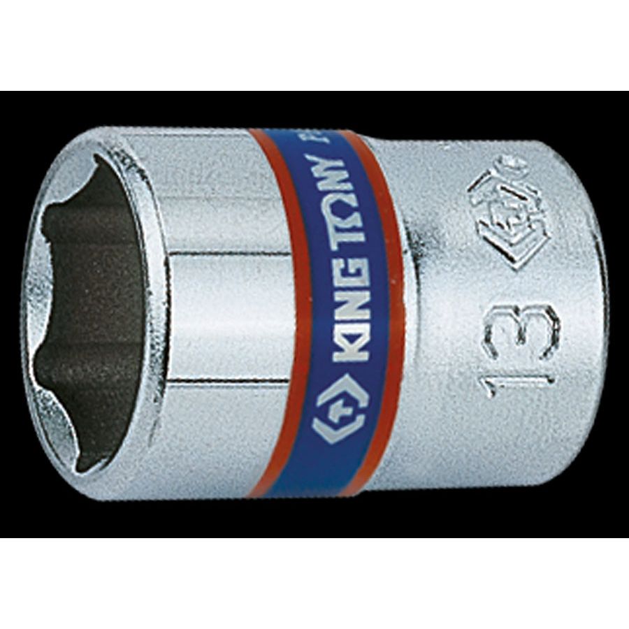 KING TONY Profi-Werkzeuge - 1/4" 6-Kant  Steckschlüssel-Einsatz, metrisch - 4 mm 233504M