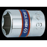KING TONY Profi-Werkzeuge - 1/4" 6-Kant  Steckschlüssel-Einsatz, metrisch - 4 mm 233504M