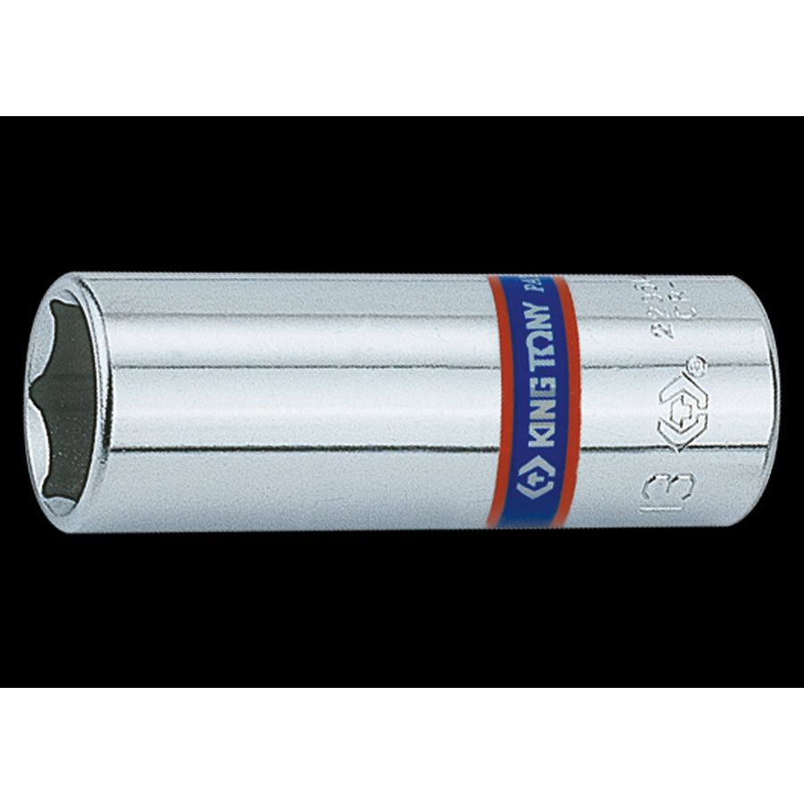 KING TONY Profi-Werkzeuge - 1/4" Steckschlüssel-Einsatz, metrisch, lang - 12 mm 223512M
