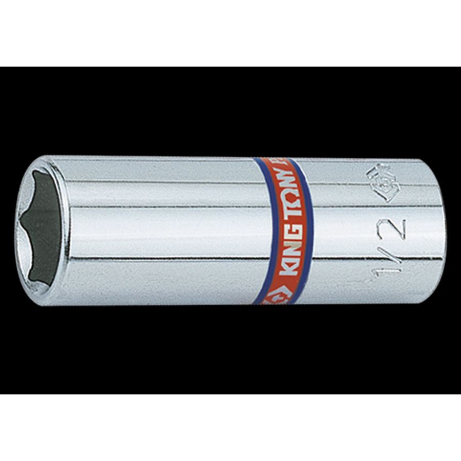 KING TONY Profi-Werkzeuge - 1/4" Steckschlüssel-Einsatz, Zoll, lang - 3/16 223506S