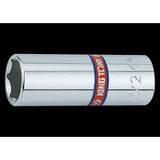 KING TONY Profi-Werkzeuge - 1/4" Steckschlüssel-Einsatz, Zoll, lang - 3/16 223506S