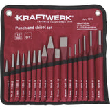 Kraftwerk Meissel-Splinttreiber-/Durchschlag-Satz, 17-tlg