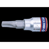 KING TONY Profi-Werkzeuge - 1/4" RESISTORX®-Bitsteckschlüssel, 37 mm lang - T8 203708