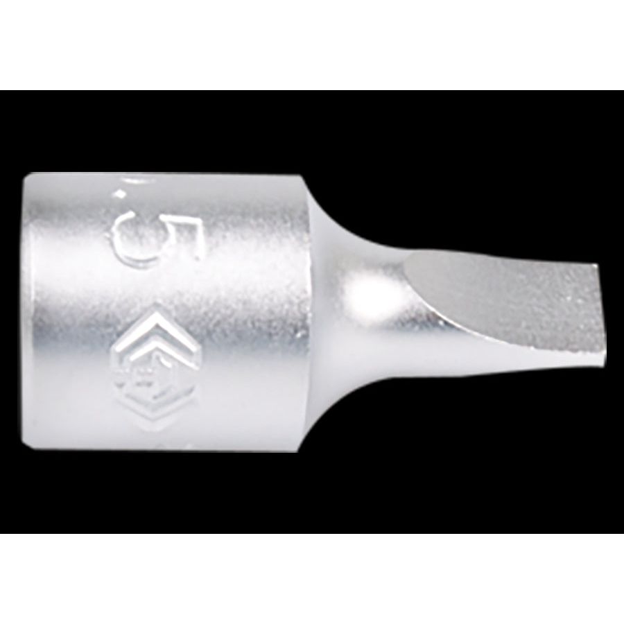 KING TONY Profi-Werkzeuge - 1/4" Bit-Steckschlüssel-Einsatz, Schlitz-Schrauben - 1.2x0.8 mm 201208X