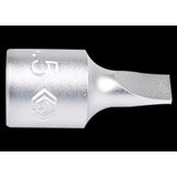 KING TONY Profi-Werkzeuge - 1/4" Bit-Steckschlüssel-Einsatz, Schlitz-Schrauben - 1.2x0.8 mm 201208X