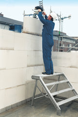 MÜBA Maurertreppe Tritthöhe 0,23 m – Aluminium, Stufenlänge 1,15 m, 29 kg