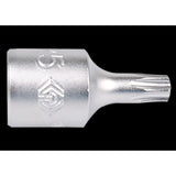 KING TONY Profi-Werkzeuge - 1/4" TORX® Bit-Steckschlüssel-Einsatz - T27 201327X
